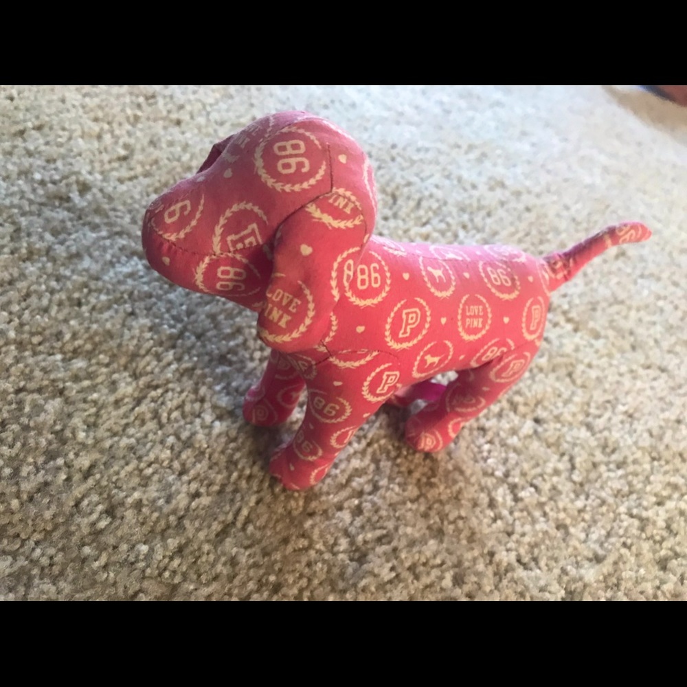 Pink Victoria Secret dog plush